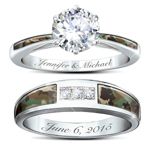 Bradford exchange camo wedding set clearance