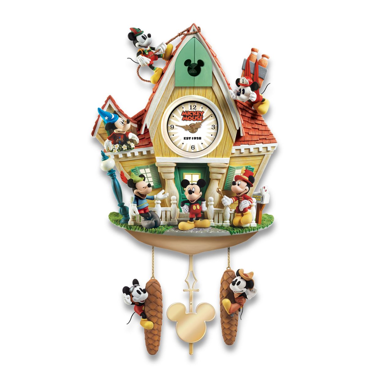 Mickey 'Through The Years' Cuckoo Clock