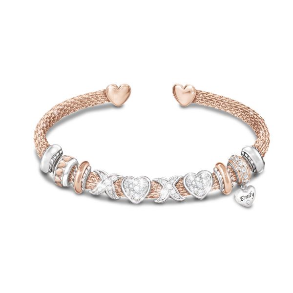 'Love For My Daughter' Personalised Bracelet