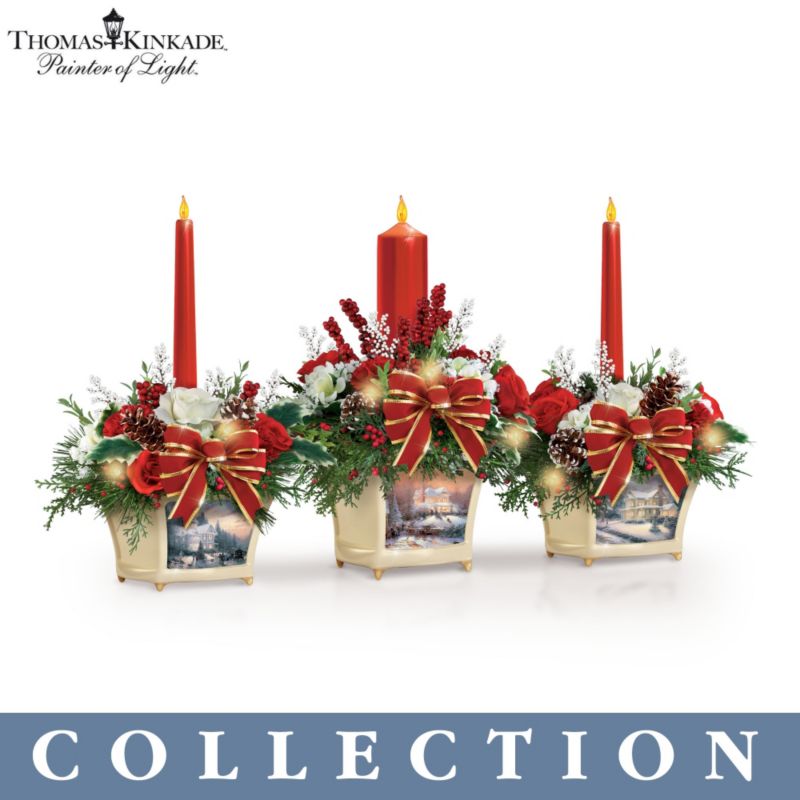 Thomas Kinkade &#039;Joy Of Holidays&#039; Centrepiece Collection