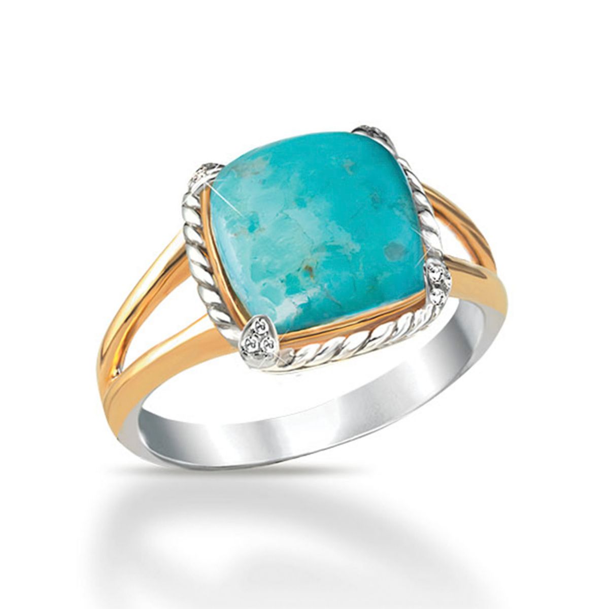 'Turquoise Splendour' Topaz Ring