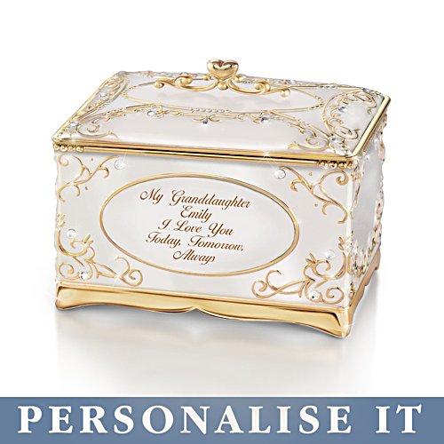 'My Granddaughter, I Love You’ Personalised Music Box