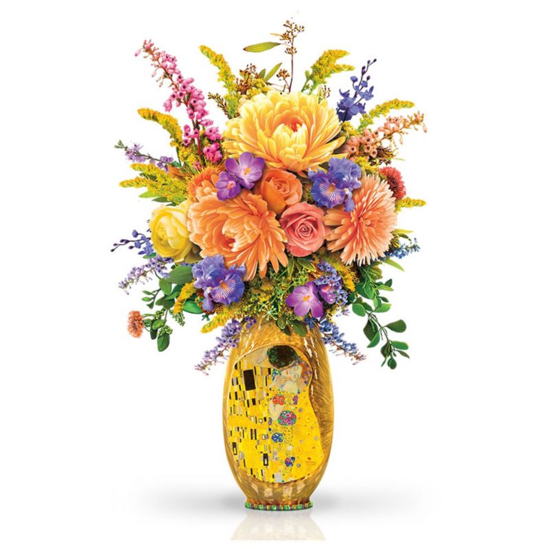 Everlasting Kiss Gustav Klimt Table Centrepiece