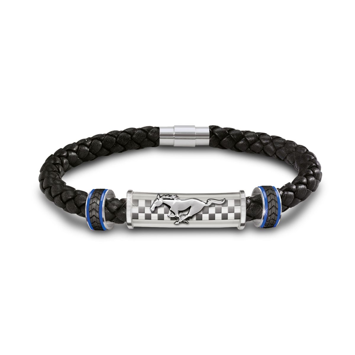 'Untamed American Spirit' Ford Mustang Men's Bracelet