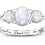 Bradford exchange opal ring shop