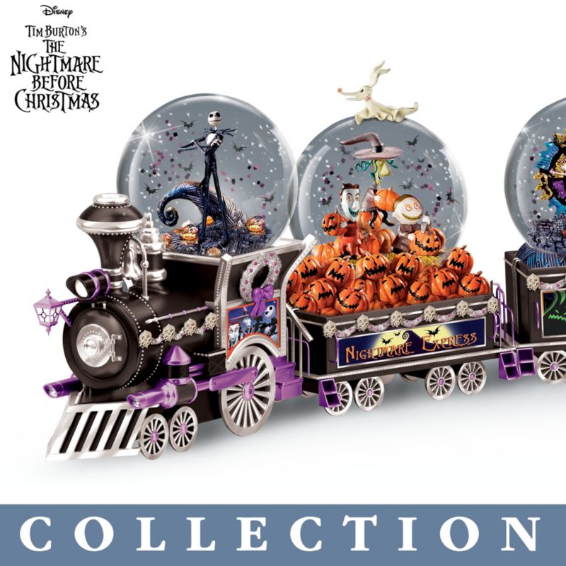 snow globe train set