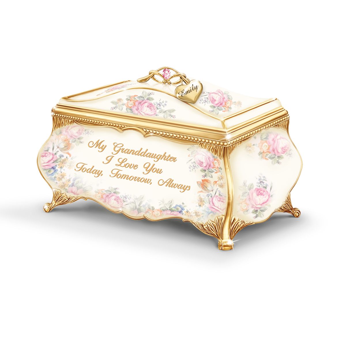 'My Granddaughter, I Love You' Personalised Music Box