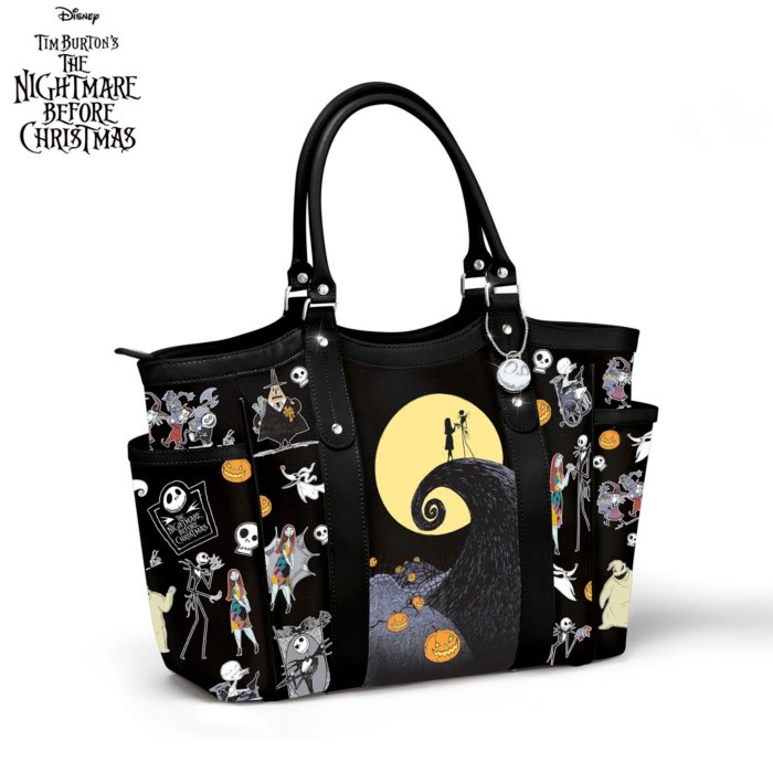 Disney Tim Burtons The Nightmare Before Christmas Tote Bag By The Bradford Exchange 