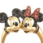 Mickey and clearance minnie wedding rings