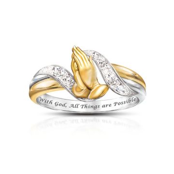 'Faith's Embrace' Diamond Ring