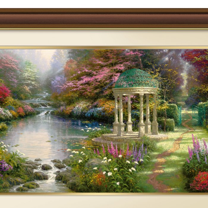 Garden Of Prayer Tribute Canvas Print Featuring Thomas