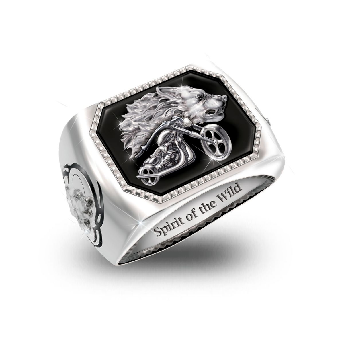 ‘Spirit Of The Wild’ Men’s Motorcycle Ring