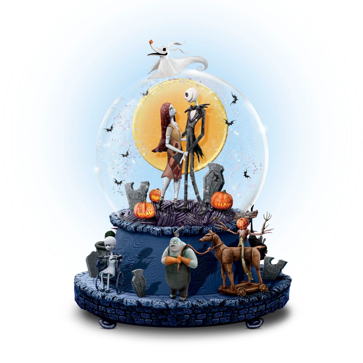 Disney Tim Burton The Nightmare Before Christmas Glitter Globe