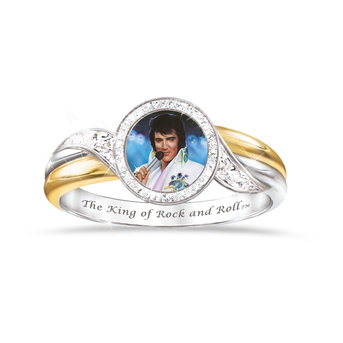 Elvis 'Embrace The King' Ladies' Ring