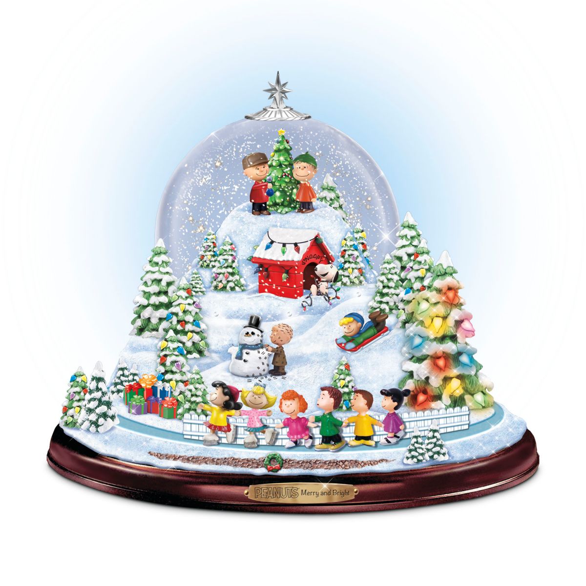 PEANUTS 'Merry And Bright' Snowglobe