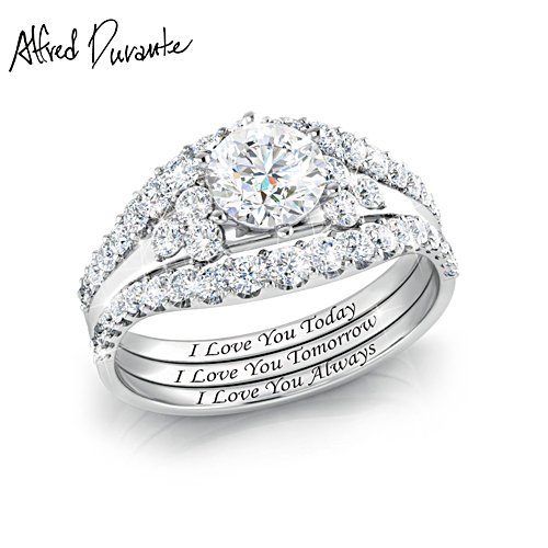 Alfred Durante 'I Love You Always' Stacking Ring