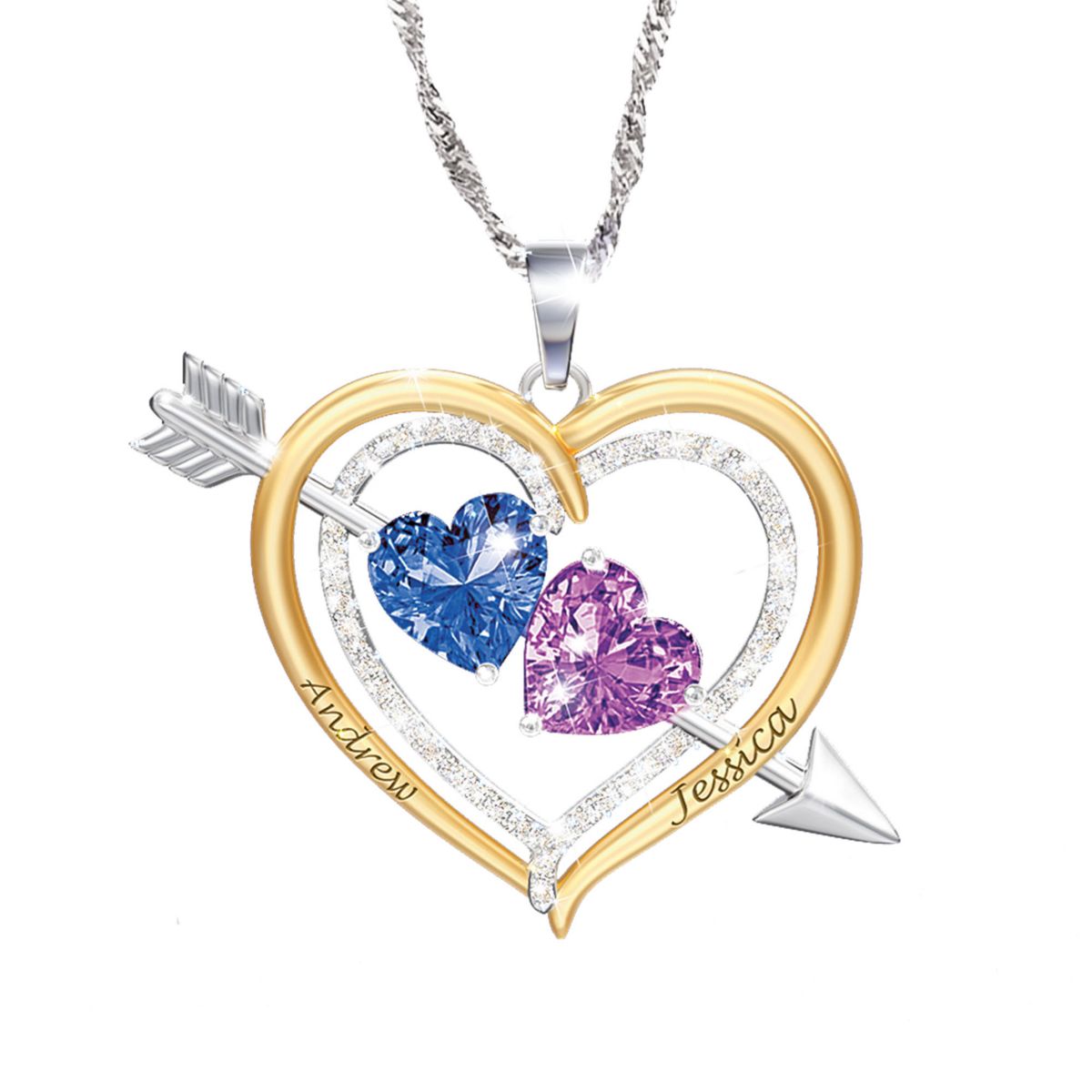 'Love Struck' Personalised Ladies' Pendant