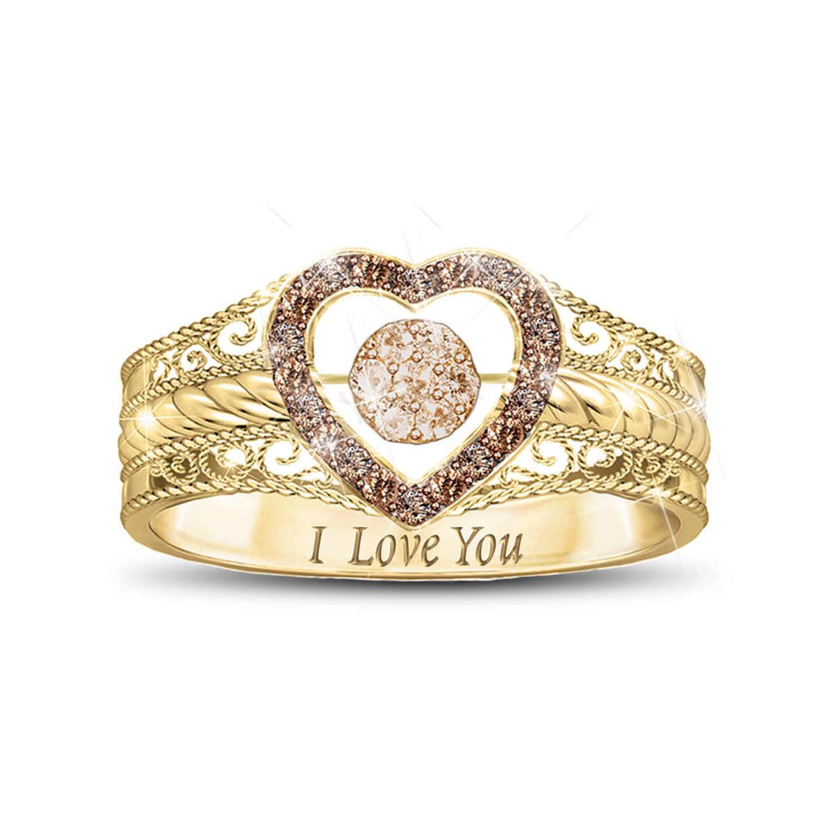 'Love Bubbles Over' Diamond Ring