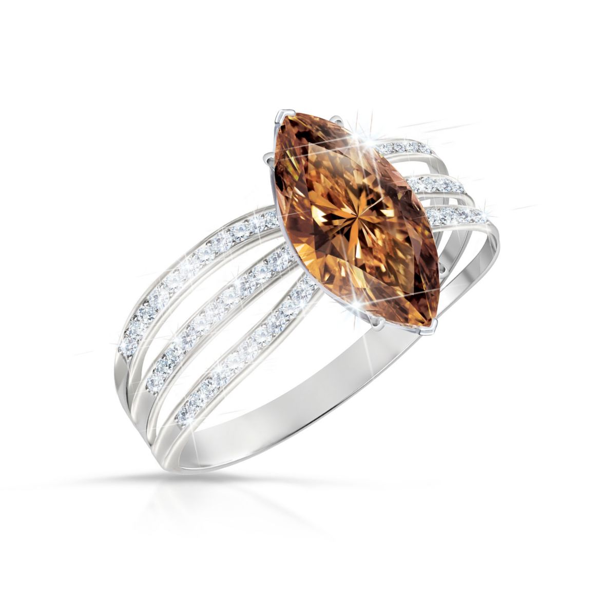 'Diva' Diamonesk Ladies' Ring