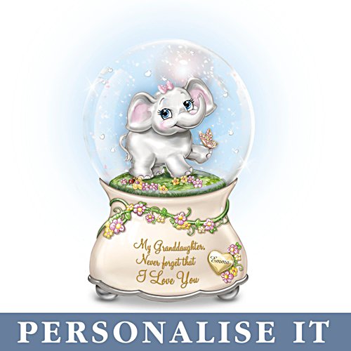 'Granddaughter, Never Forget' Personalised Glitter Globe