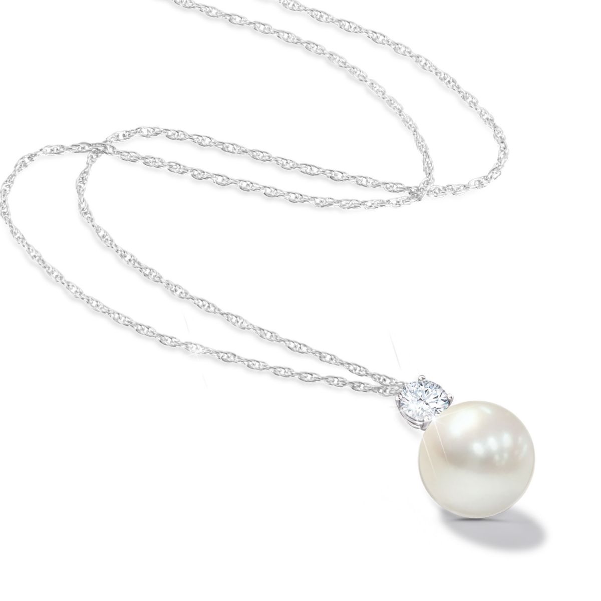 'Precious Granddaughter' Personalised Pearl Necklace