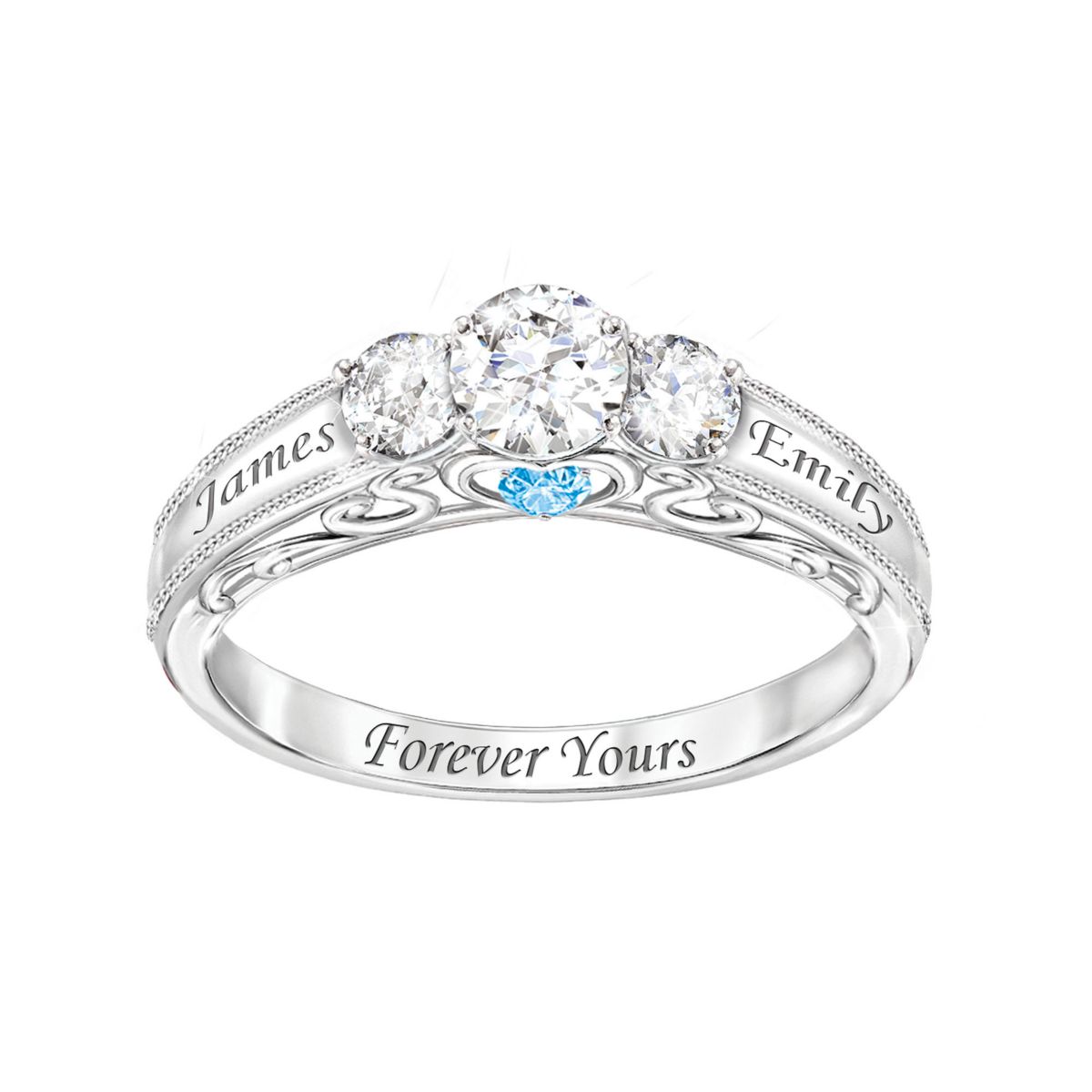 'Forever Yours' Personalised Ring