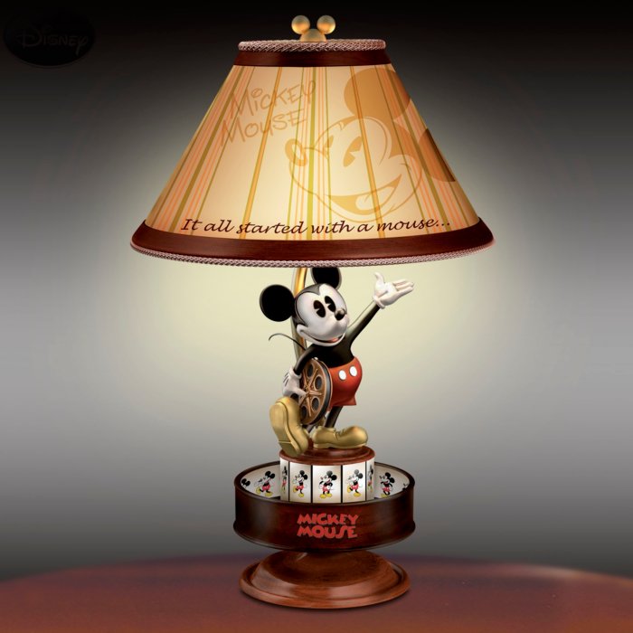 Disney Mickey Mouse Animation Magic, Moving Train Lamp Shade