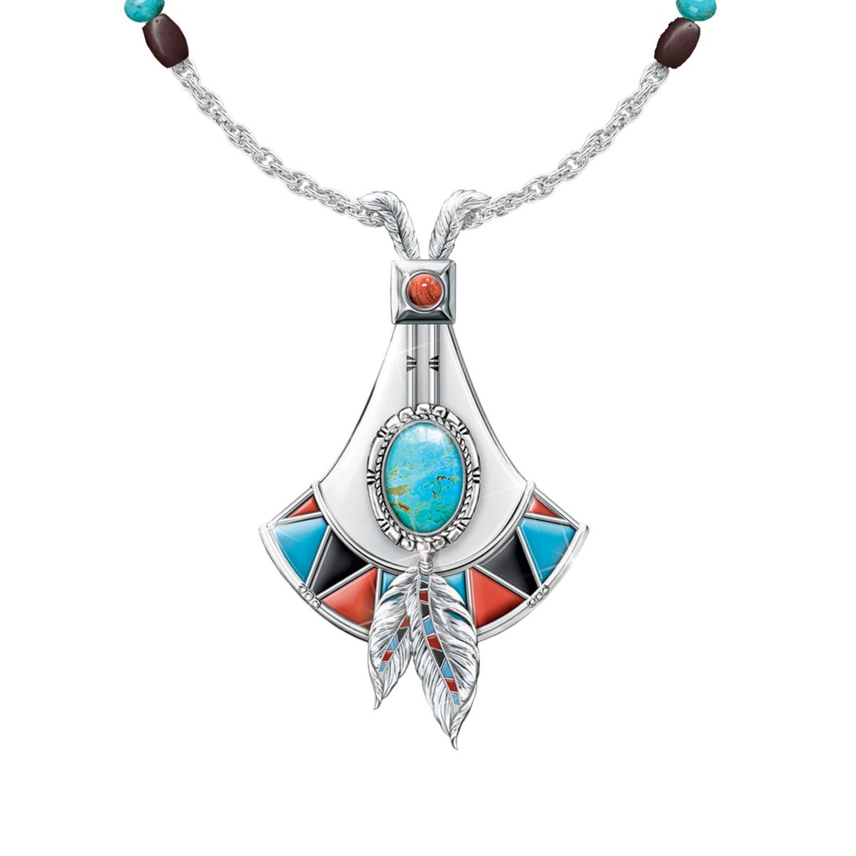 'Sacred Stone' Ladies' Turquoise Ladies' Pendant