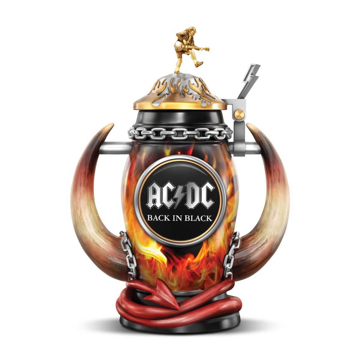 AC/DC ‘Red Hot Rock’ Back In Black Tribute Stein