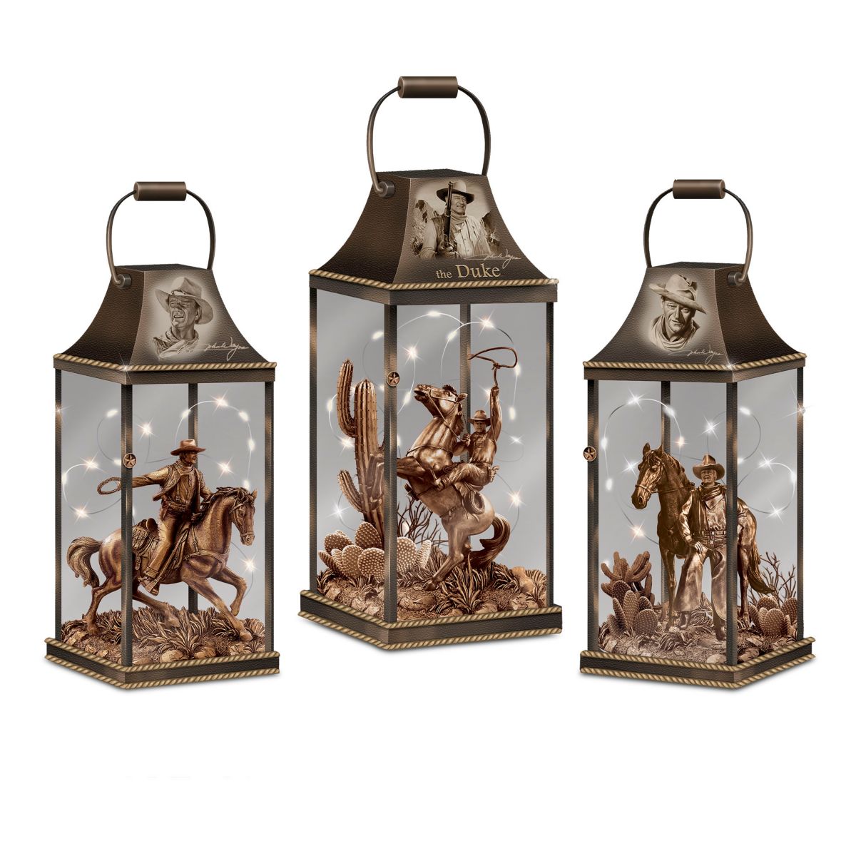 'John Wayne: Hollywood Luminary' Lantern Collection
