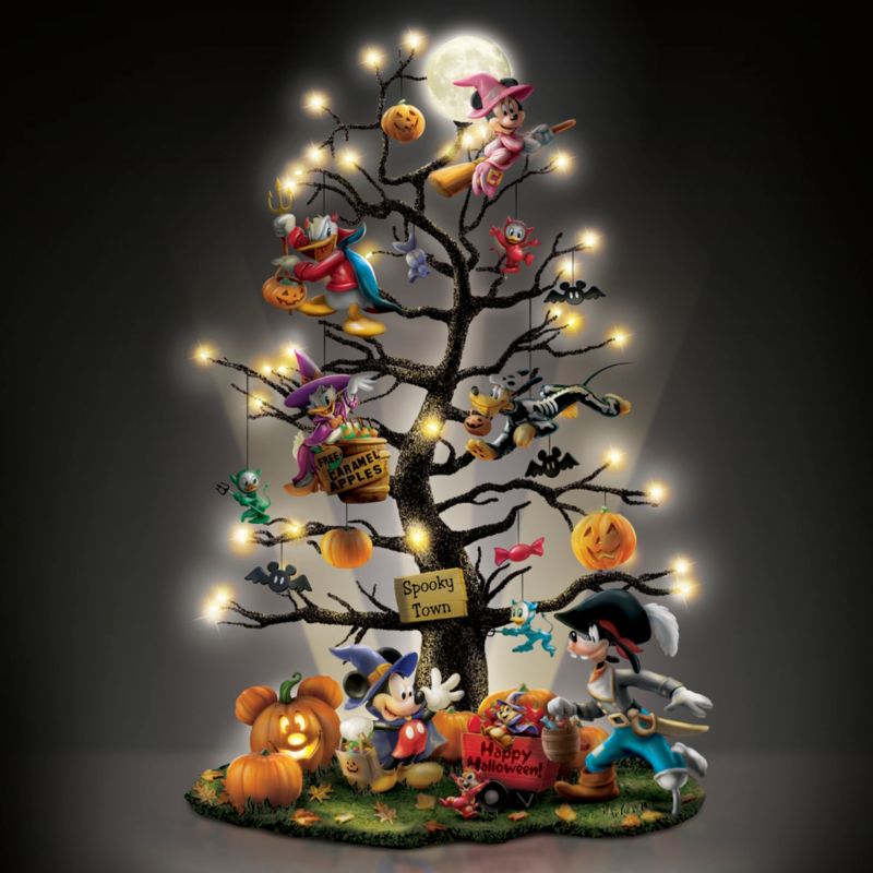 Disney Trick Or Treat Halloween Tabletop Tree