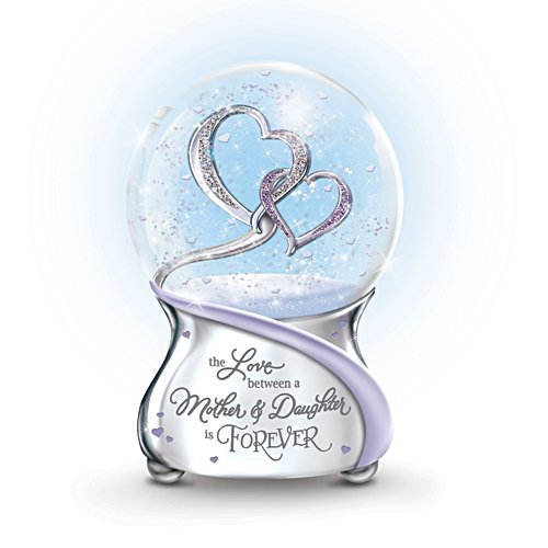 'Love Between Mother And Daughter Is Forever' Glitter Globe