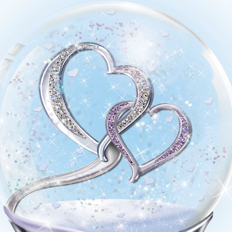 mother daughter snow globe