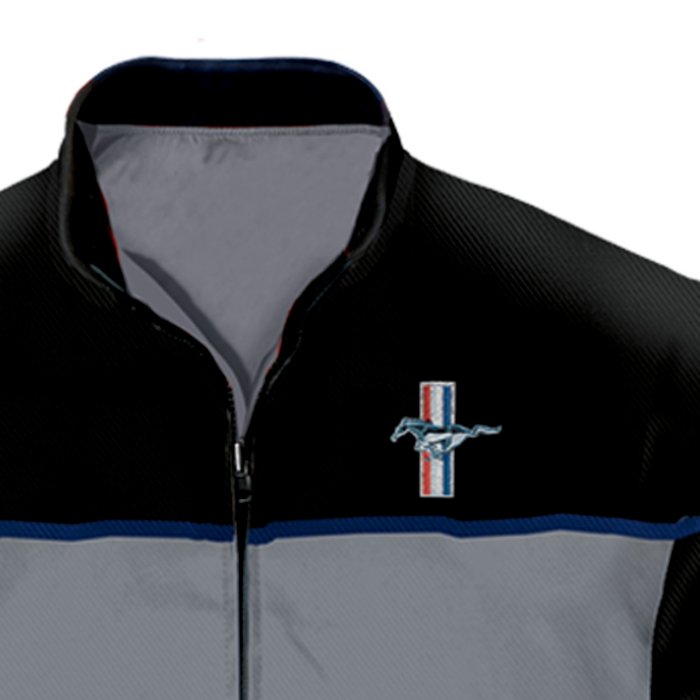 Officially Licensed Mustang Men's 2-Tone Twill Jacket Apparel