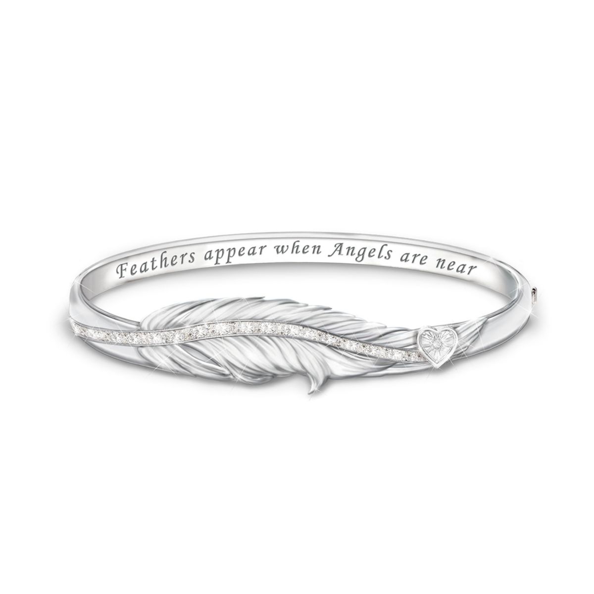 'When Angels Are Near' Ladies' Diamond Bracelet