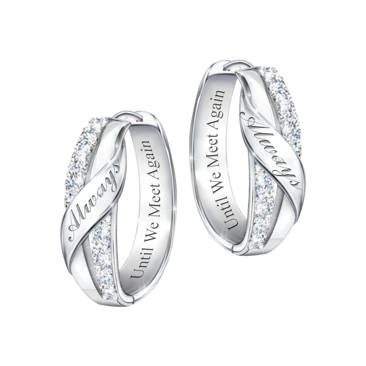 'Until We Meet Again' Diamond Earrings