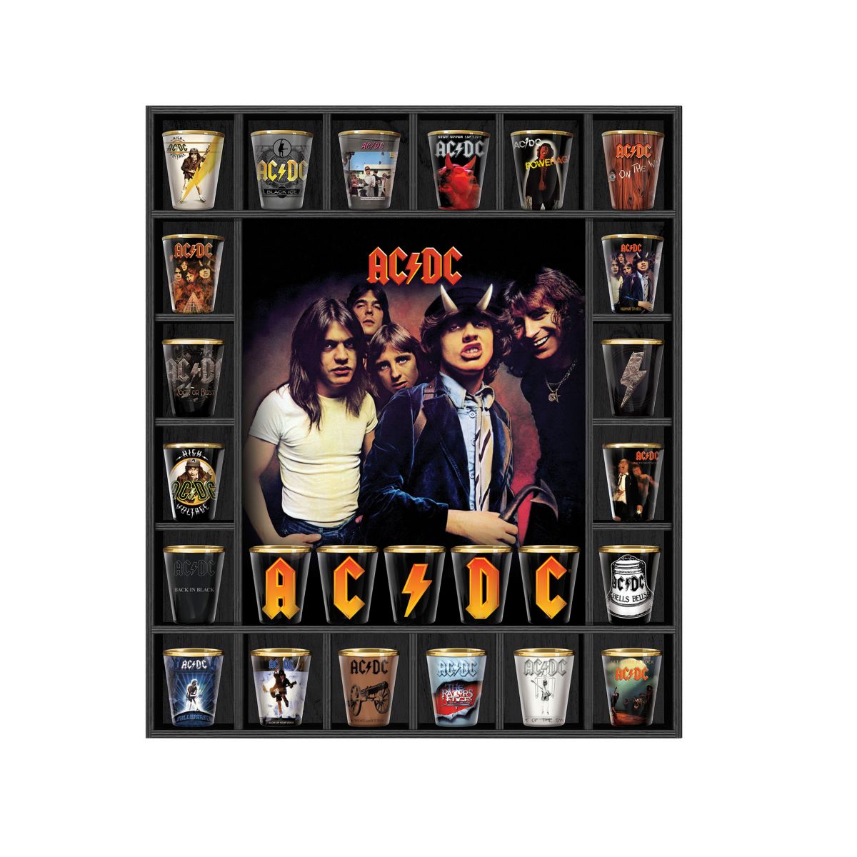 AC/DC 'Album Covers' Shot Glass Collection