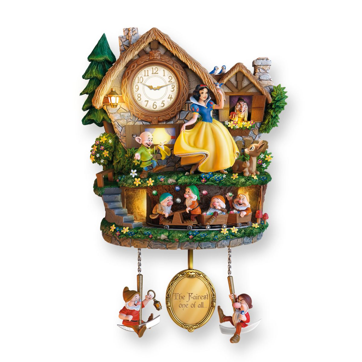 Disney Snow White 'Hidden Treasure' Cuckoo Clock