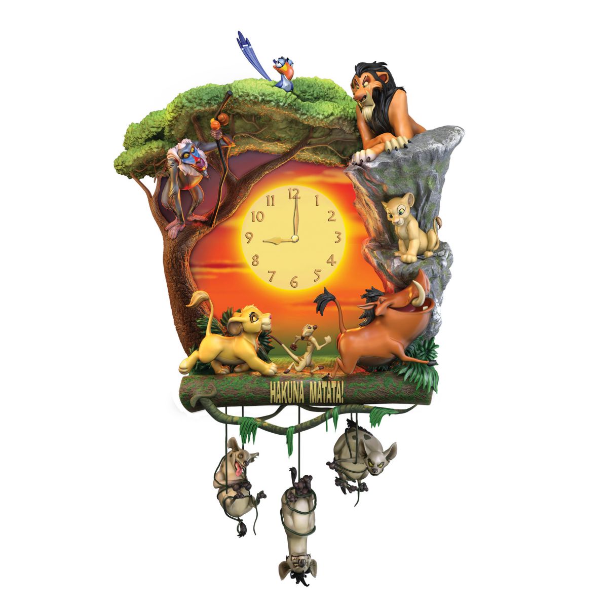 Disney The Lion King Hakuna Matata Wall Clock