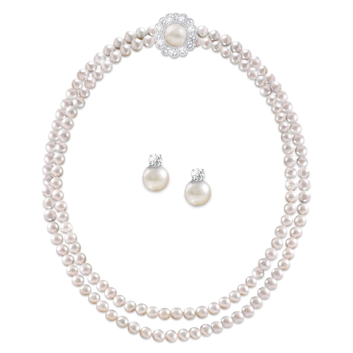 'Royal Treasure' Necklace And Earrings Set