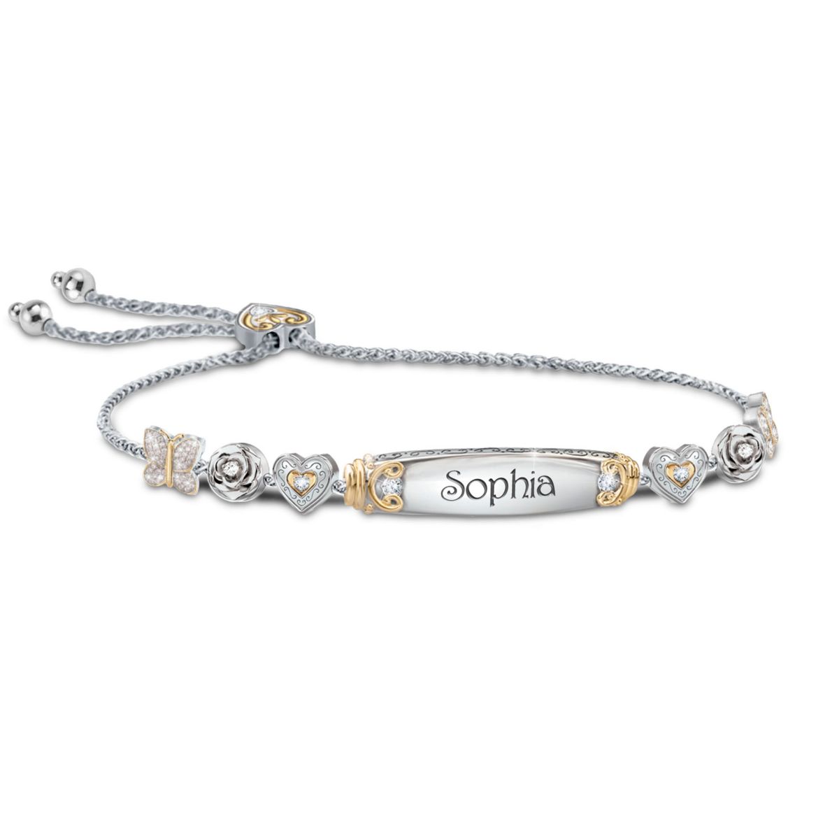'Dear Sweet Granddaughter' Personalised Bracelet