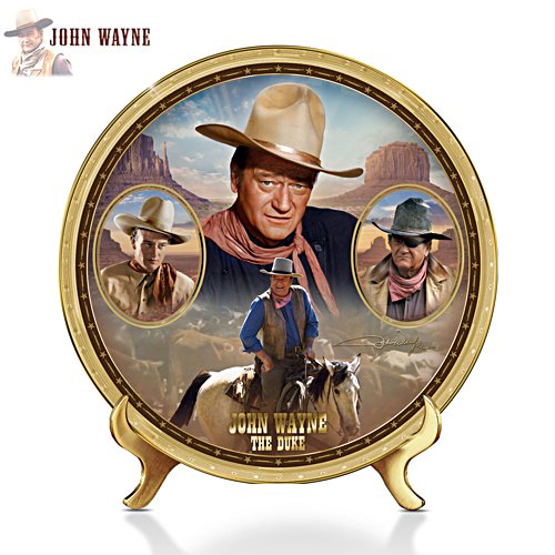 John Wayne, de Duke – verzamelaarsbord
