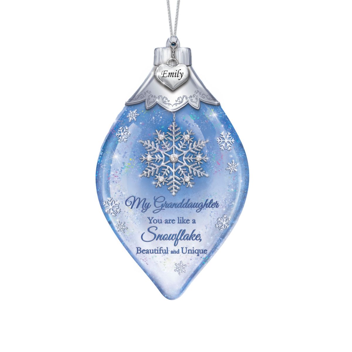'Special As A Snowflake' Granddaughter Personalised Ornament