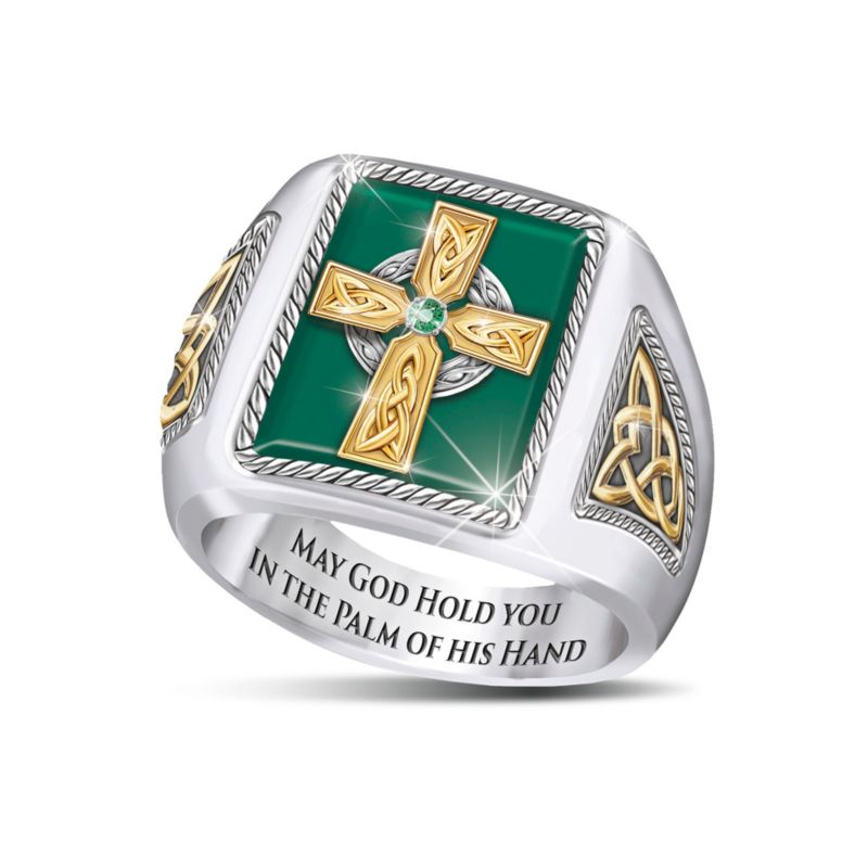 ‘Celtic Blessings’ Men’s Ring