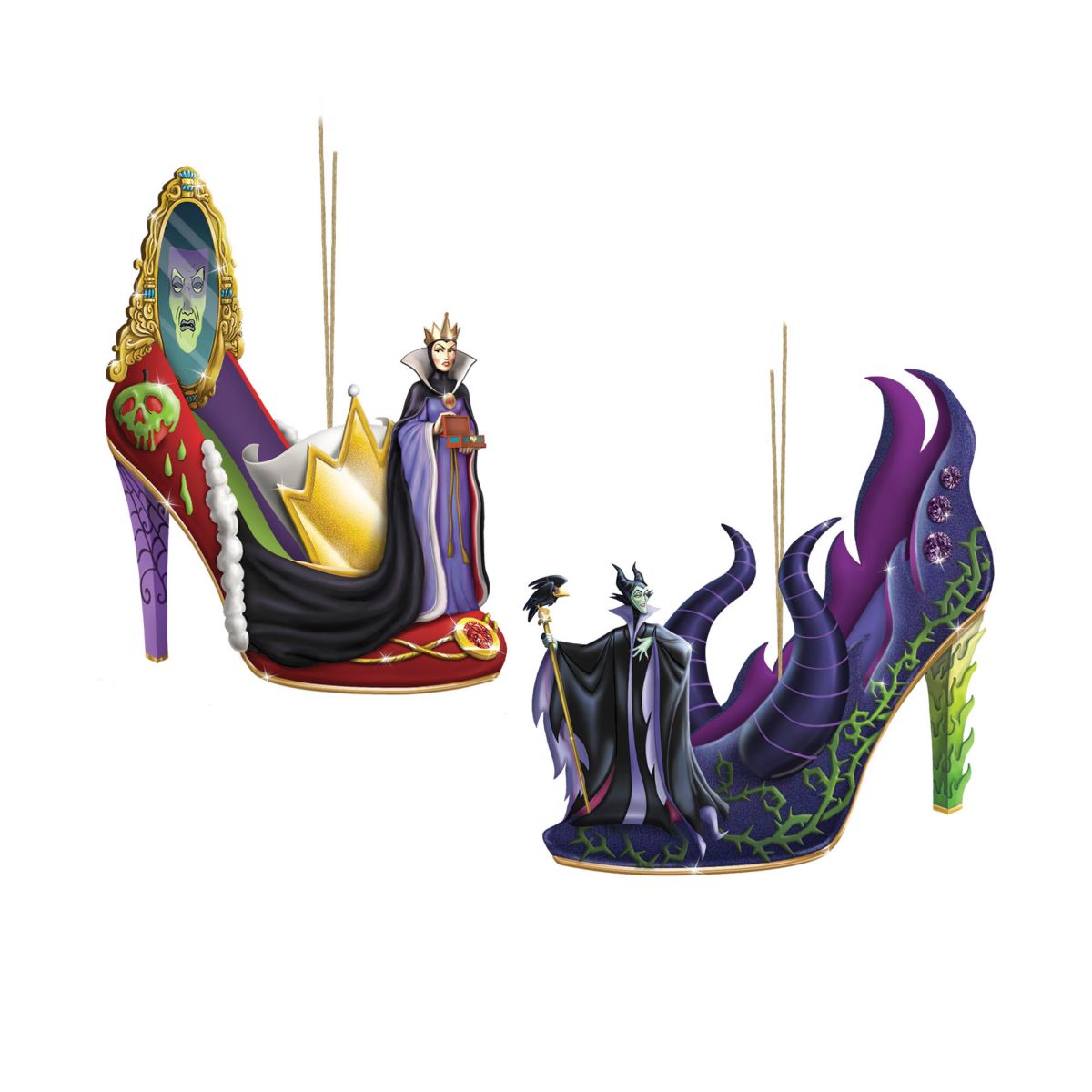 Disney Villain 'It Feels So Good To Be Angry' Ornament Collection