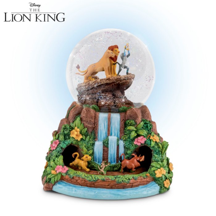 Disney The Lion King Rotating Musical Glitter Globe 