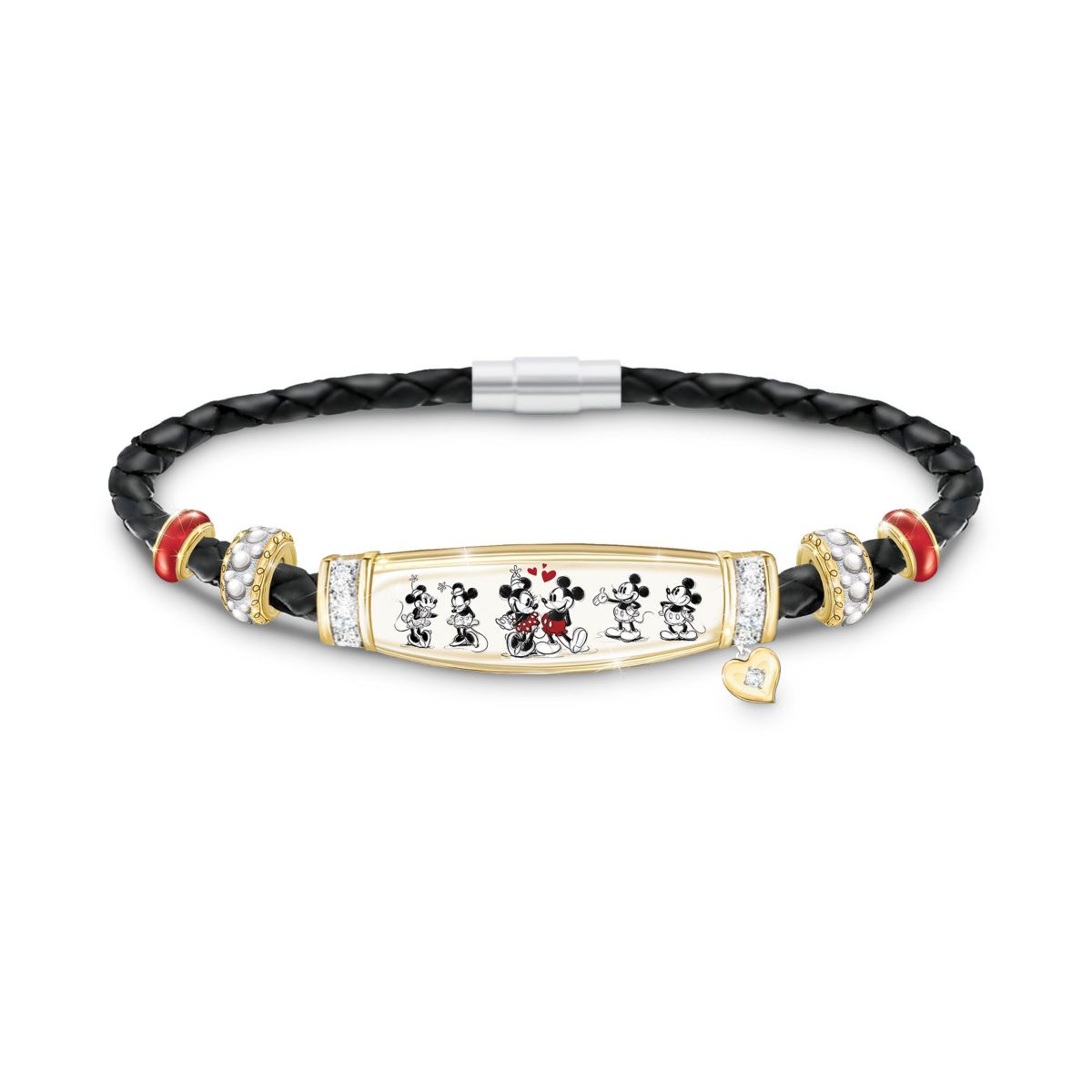 Disney Mickey Mouse & Minnie Mouse 'Wonders Of Love' Ladies' Bracelet