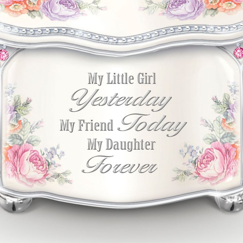 Cottage Garden Grandma You Have Woodgrain Petite Music Box/Jewelry B