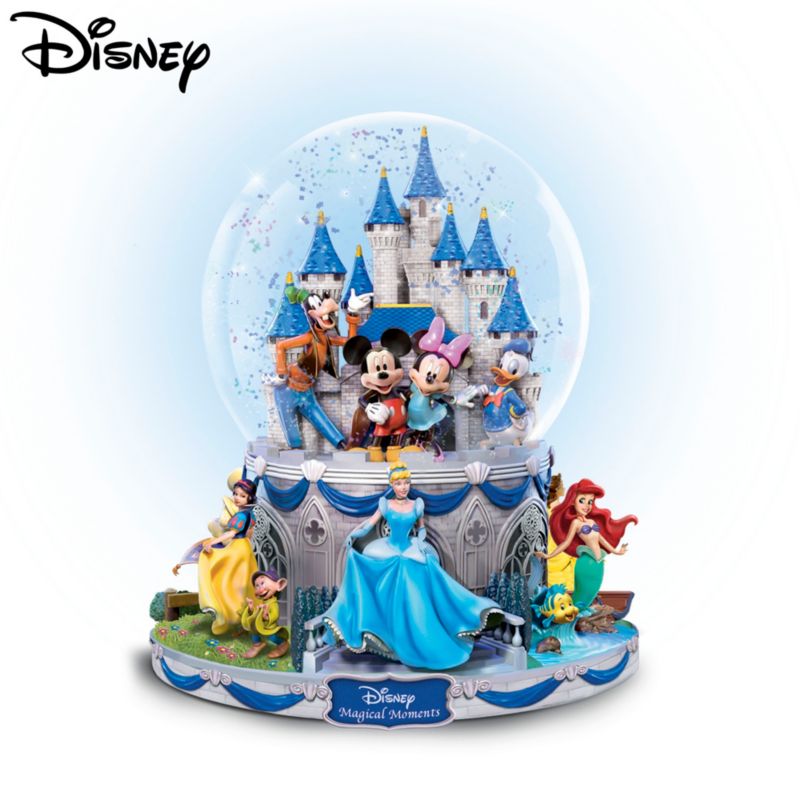 Disney Magical Moments Musical Motion Glitter Globe