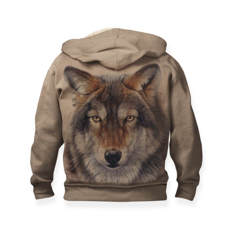 Wolf Wolves Wild Wilderness Wildlife Al Agnew Art Men's Jacket